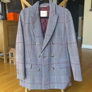 Aritzia plaid blazer - brand new!